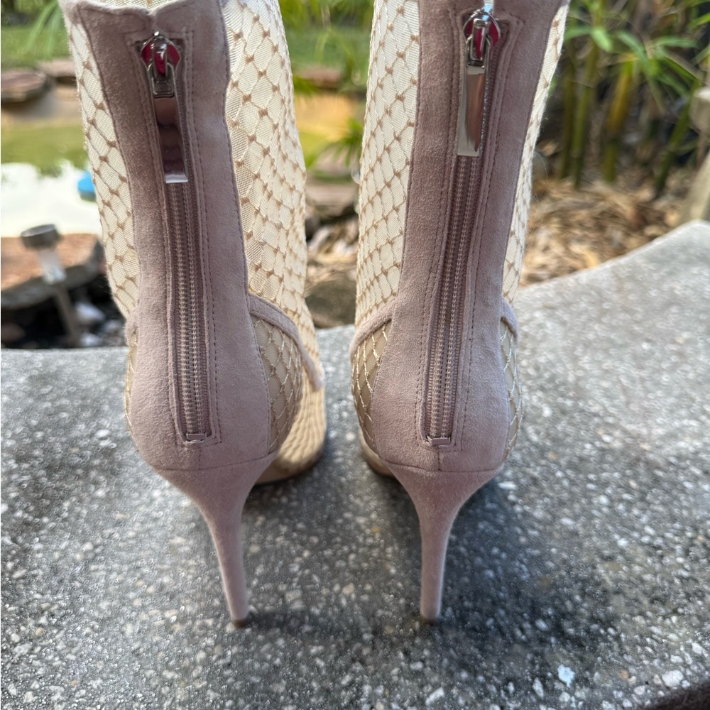 Mesh Stiletto Ankle Boots - Picture 4 of 4
